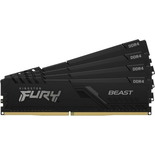 32GB 3600MHZ DDR4 CL17 DIMM KIT OF 4 FURY BEAST BLACK