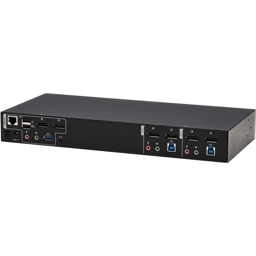 Commutateur KVM double écran DisplayPort 2 ports 4K 60 Hz USB 3.2 Gen 1
