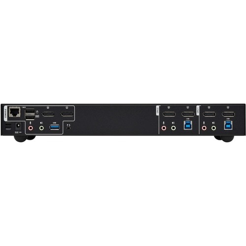 Commutateur KVM double écran DisplayPort 2 ports 4K 60 Hz USB 3.2 Gen 1