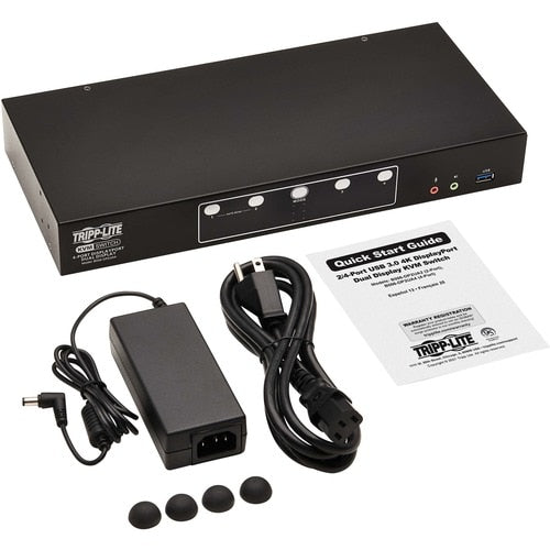 4PORT DISPLAYPORT DUAL DISPLAY KVM SWITCH 4K 60HZ USB 3.2 GEN 1