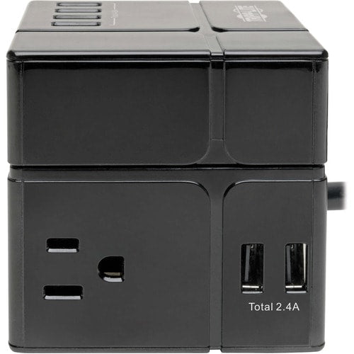 SAFE-IT CUBE SURGE PROTECTOR 3-OUT 6 USB