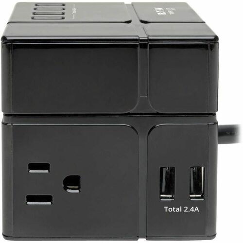 SAFE-IT CUBE SURGE PROTECTOR 3-OUT 6 USB