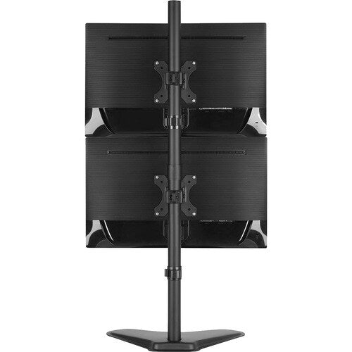 SUPPORT DE BUREAU POUR MONITEUR À DOUBLE EMPILAGE 13-32 PO INCLINABLE PIVOTANT ROTATIF