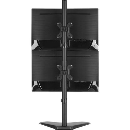 SUPPORT DE BUREAU POUR MONITEUR À DOUBLE EMPILAGE 13-32 PO INCLINABLE PIVOTANT ROTATIF