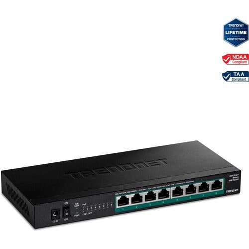 8-PORT UNMANAGED 2.5G POE+ SWITCH