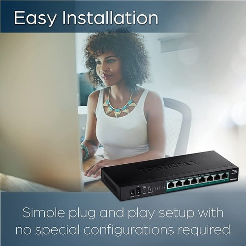 Switch PoE+ de 8 puertos no administrado de 2.5G