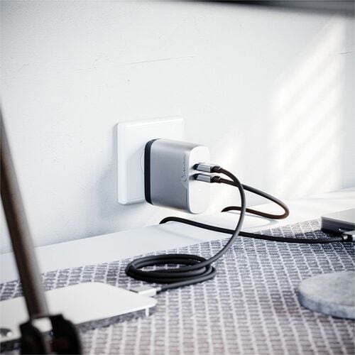 Adaptateur secteur Alogic - 68 W - Gris