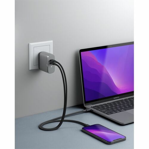Adaptateur secteur Alogic - 68 W - Gris