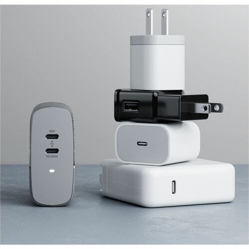 Adaptateur secteur Alogic - 68 W - Gris
