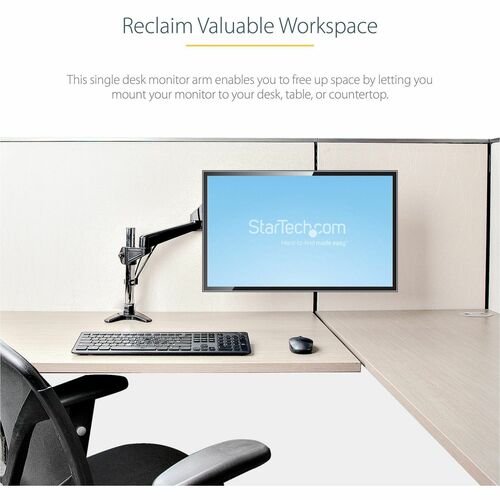 StarTech.com Desk Mount Monitor Arm for Single VES