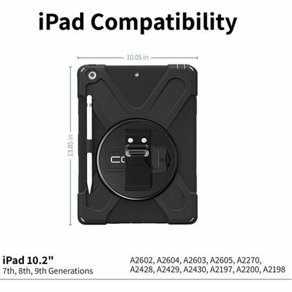 CODi Rugged Carrying Case for 10.2" Apple iPad (7t