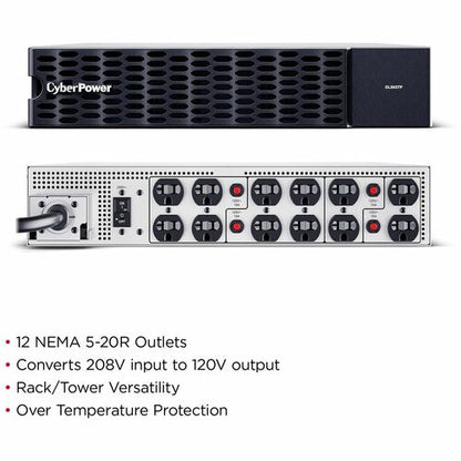 Application CyberPower Smart en ligne OL5KSTF Isolation/abaissement Tr