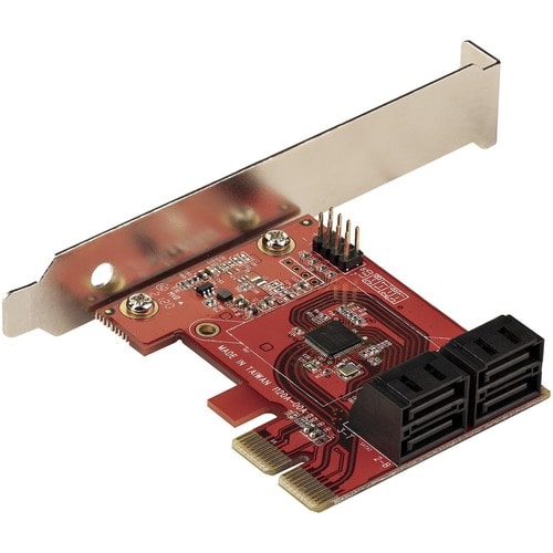 Carte d'extension SATA PCIE 4 ports 6 Gbit/s ASM1164