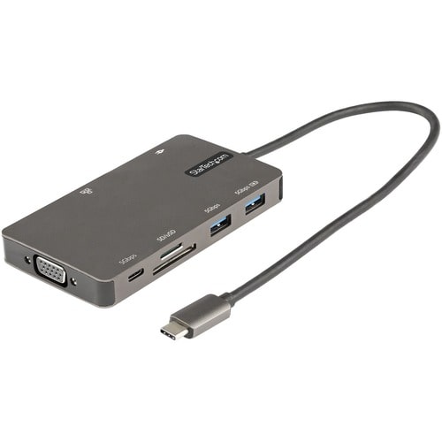 Adaptador multipuerto USB C HDMI 4K 30 Hz o VGA 5 GBPS concentrador USB 3.0