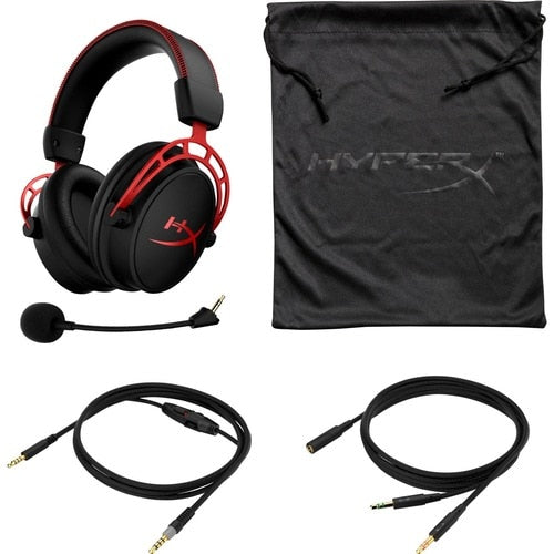 HyperX Cloud Alpha - Auriculares para juegos (Negro-Rojo)