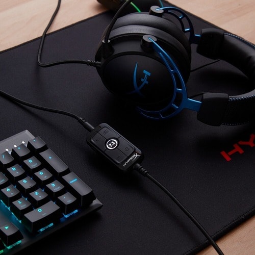 Auriculares para juegos HP Cloud Alpha S (negro y azul)