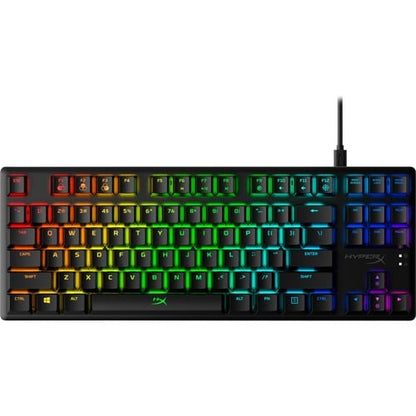 HyperX Alloy Origins - Teclado mecánico para juegos - HX Aqua (diseño estadounidense)