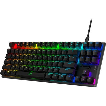 HyperX Alloy Origins - Teclado mecánico para juegos - HX Aqua (diseño estadounidense)