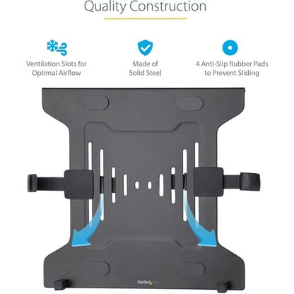 Bandeja VESA para portátil de StarTech.com, monitor ajustable