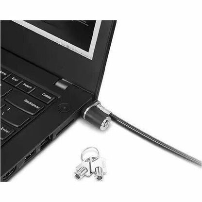 Lenovo NanoSaver Essential Cable Lock - 4.9 ft (1.50 m) Cable - Keyed Lock - Bla
