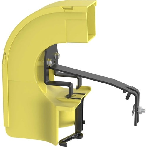 Panduit FiberRunner® Spill-Over Junction, 2x2, Yellow - Yellow - 8.8\" (223.01 mm) Length