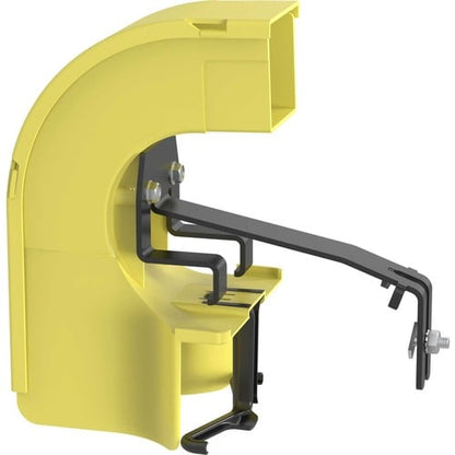 Panduit FiberRunner® Spill-Over Junction, 2x2, Yellow - Yellow - 8.8\" (223.01 mm) Length