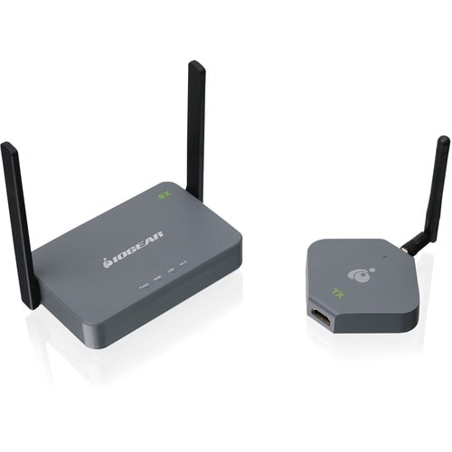 Kit de conexión inalámbrica para TV HD 4K de IOGEAR: 1 dispositivo de entrada y 1 dispositivo de salida