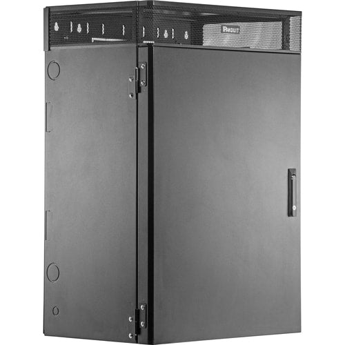 Caja de montaje en pared vertical Panduit TrueEdge, 9RU, negra - Cantidad mínima de pedido (Mín.)