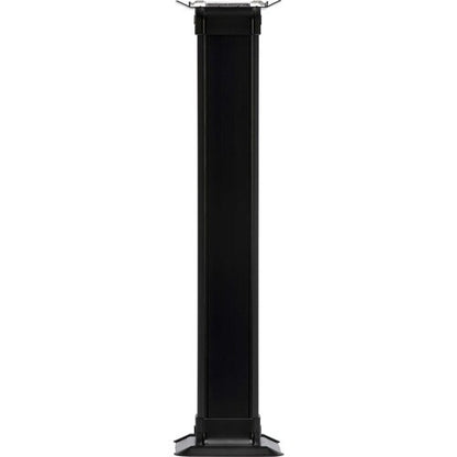 Accesorio para patas de mesa con canaletas Panduit sobre el suelo