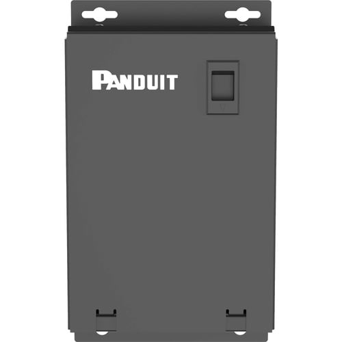 Caja de punto de consolidación de 12 puertos Panduit PanZone, negra - MOQ (cantidad mínima de pedido)