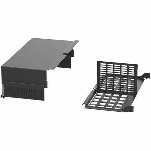 Placa de holgura para gabinete flexible Panduit HD con parte trasera de 4RU