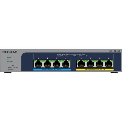 8PORT ULTRA60 POE++ MULTI- GIGABIT 2.5G  ENET PLUS SWITCH