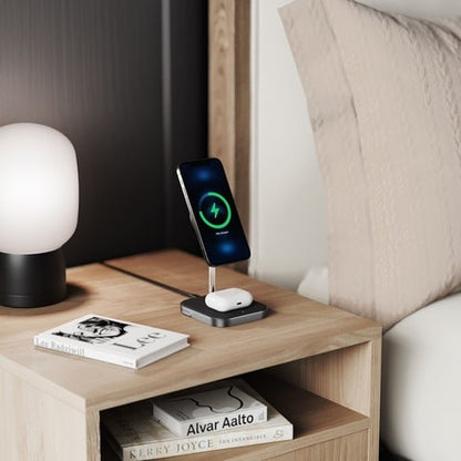 Station de charge sans fil 2-en-1 Alogic MagSpeed ​​- Magnétique