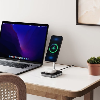 Station de charge sans fil 2-en-1 Alogic MagSpeed ​​- Magnétique