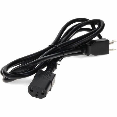 AddOn Power Extension Cord - For Computer - 18 Gauge - 120 V AC / 10 A
