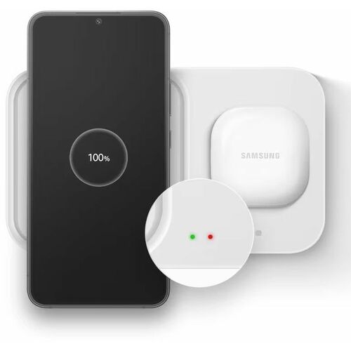 Chargeur sans fil ultra rapide Samsung Duo (avec adaptateur)