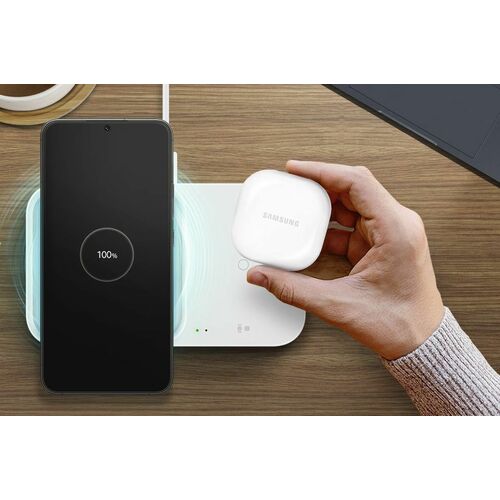 Chargeur sans fil ultra rapide Samsung Duo (avec adaptateur)