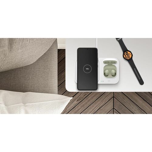 Chargeur sans fil ultra rapide Samsung Duo (avec adaptateur)