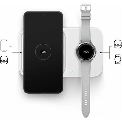 Chargeur sans fil ultra rapide Samsung Duo (avec adaptateur)