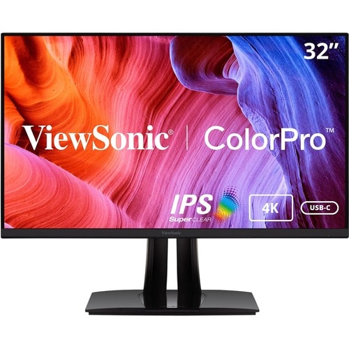 Écran Viewsonic 32 pouces, dalle IPS, résolution 3840 x 2160 - 31,5 pouces visible - en