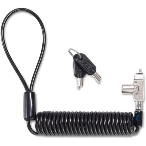 Kensington Slim N17 2.0 Portable Keyed Laptop Lock for Wedge-Shaped Slots Superv