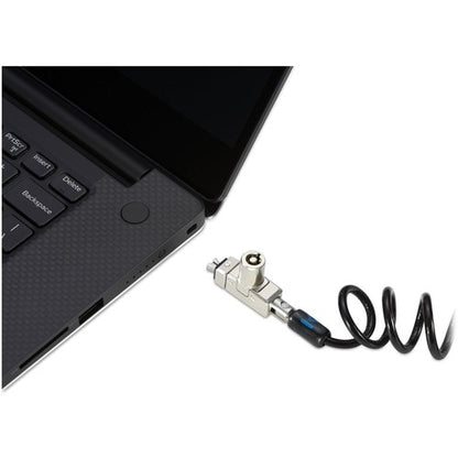 Kensington Slim N17 2.0 Portable Keyed Laptop Lock for Wedge-Shaped Slots Superv