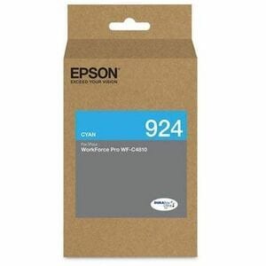 CARTOUCHE D'ENCRE CYAN EPSON T924 CAPACITÉ STD
