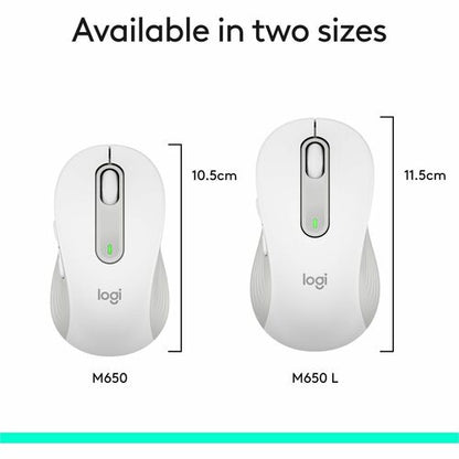 Logitech Signature M650 (blanco roto) - Óptico