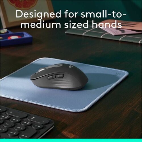 Logitech Signature M650 Wireless Mouse - For Small to Medium Sized Hands, 2
