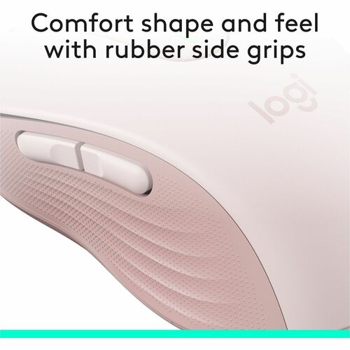 Logitech Signature M650 (Rosa) - Óptico - Inalámbrico