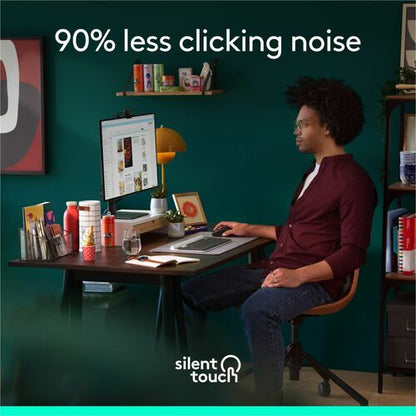 Logitech Signature M650 L Full Size Wireless Mouse - For Large Sized Hands, 2