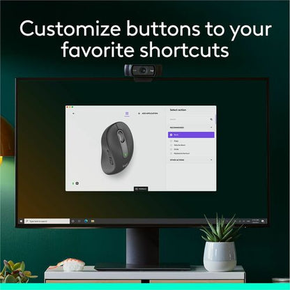 Logitech Signature M650 L Full Size Wireless Mouse - For Large Sized Hands, 2