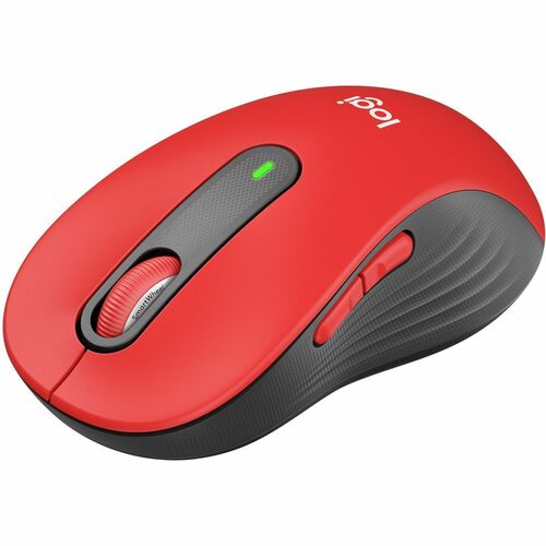 Logitech Signature M650 L (Rojo) - Óptico - Inalámbrico