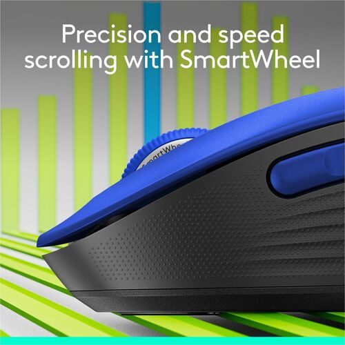Logitech Signature M650 L (Blue) - Optical - Wireless